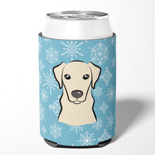 Load image into Gallery viewer, Snowflake Yellow Labrador Can or Bottle Hugger BB1656CC