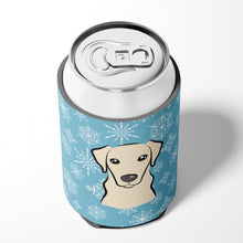 Load image into Gallery viewer, Snowflake Yellow Labrador Can or Bottle Hugger BB1656CC