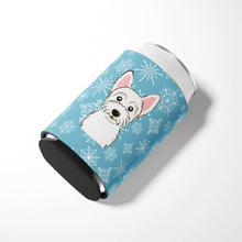 Load image into Gallery viewer, Snowflake Westie Can or Bottle Hugger BB1660CC