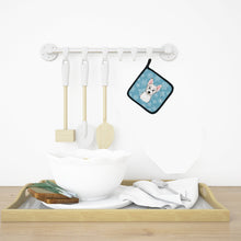 Load image into Gallery viewer, Snowflake Westie Pot Holders - Set of 2 - Heat-Resistant Kitchen Essentials BB1660PTHD