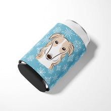 Load image into Gallery viewer, Snowflake Borzoi Can or Bottle Hugger BB1662CC