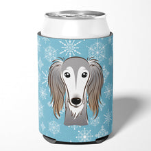 Load image into Gallery viewer, Snowflake Saluki Can or Bottle Hugger BB1663CC