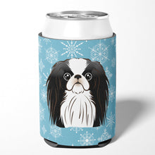 Load image into Gallery viewer, Snowflake Japanese Chin Can or Bottle Hugger BB1664CC