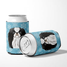 Load image into Gallery viewer, Snowflake Japanese Chin Can or Bottle Hugger BB1664CC