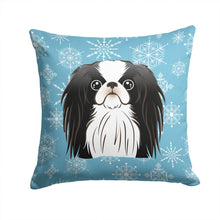 Load image into Gallery viewer, Snowflake Japanese Chin Throw Pillow - 14x14 Decorative Pillow – Art for Your Home &amp; Patio BB1664PW1414