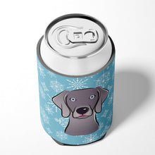 Load image into Gallery viewer, Snowflake Weimaraner Can or Bottle Hugger BB1665CC