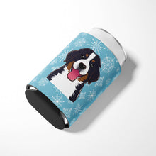 Load image into Gallery viewer, Snowflake Bernese Mountain Dog Can or Bottle Hugger BB1671CC