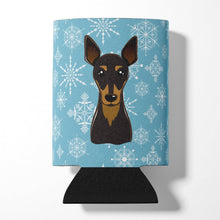 Load image into Gallery viewer, Snowflake Min Pin Can or Bottle Hugger BB1674CC