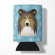 Load image into Gallery viewer, Snowflake Sheltie Can or Bottle Hugger BB1676CC