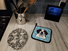 Load image into Gallery viewer, Snowflake Saint Bernard Pot Holders - Set of 2 - Heat-Resistant Kitchen Essentials BB1680PTHD