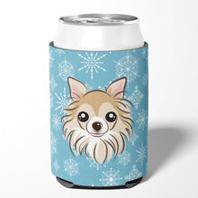 Load image into Gallery viewer, Snowflake Chihuahua Can or Bottle Hugger BB1685CC