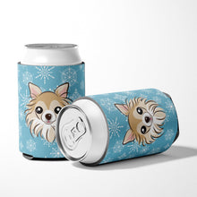 Load image into Gallery viewer, Snowflake Chihuahua Can or Bottle Hugger BB1685CC