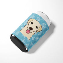 Load image into Gallery viewer, Snowflake Golden Retriever Can or Bottle Hugger BB1686CC