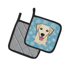 Load image into Gallery viewer, Snowflake Golden Retriever Pot Holders - Set of 2 - Heat-Resistant Kitchen Essentials BB1686PTHD