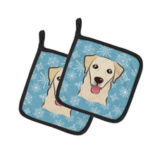 Load image into Gallery viewer, Snowflake Golden Retriever Pot Holders - Set of 2 - Heat-Resistant Kitchen Essentials BB1686PTHD