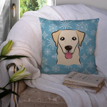 Load image into Gallery viewer, Snowflake Golden Retriever Throw Pillow - 14x14 Decorative Pillow – Art for Your Home &amp; Patio BB1686PW1414