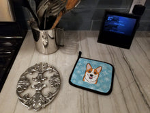 Load image into Gallery viewer, Snowflake Red Corgi Pot Holders - Set of 2 - Heat-Resistant Kitchen Essentials BB1688PTHD
