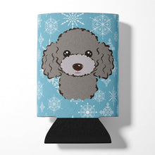 Load image into Gallery viewer, Snowflake Silver Gray Poodle Can or Bottle Hugger BB1693CC