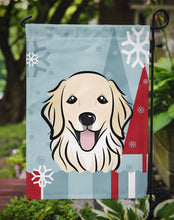 Load image into Gallery viewer, Winter Holiday Golden Retriever Garden Flag – Decorative Outdoor Yard Flag BB1701GF