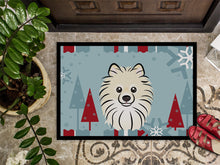 Load image into Gallery viewer, Winter Holiday Pomeranian Doormat - 24x36 Decorative Floor Mat – Indoor/Outdoor Rug with Artistic Flair BB1703JMAT