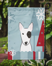 Load image into Gallery viewer, Winter Holiday Bull Terrier Garden Flag – Decorative Outdoor Yard Flag BB1705GF
