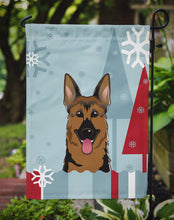 Load image into Gallery viewer, Winter Holiday German Shepherd Garden Flag – Decorative Outdoor Yard Flag BB1707GF