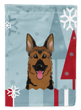 Load image into Gallery viewer, Winter Holiday German Shepherd Garden Flag – Decorative Outdoor Yard Flag BB1707GF