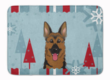 Load image into Gallery viewer, Winter Holiday German Shepherd Machine Washable Memory Foam Mat BB1707RUG