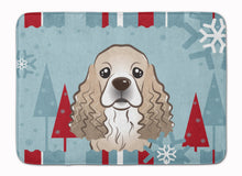 Load image into Gallery viewer, Winter Holiday Cocker Spaniel Machine Washable Memory Foam Mat BB1712RUG