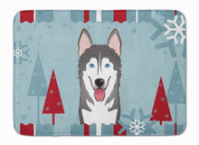 Load image into Gallery viewer, Winter Holiday Alaskan Malamute Machine Washable Memory Foam Mat BB1714RUG