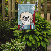 Load image into Gallery viewer, Winter Holiday Pekingese Garden Flag – Decorative Outdoor Yard Flag BB1717GF