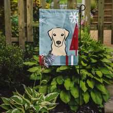 Load image into Gallery viewer, Winter Holiday Yellow Labrador Garden Flag – Decorative Outdoor Yard Flag BB1718GF