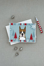 Load image into Gallery viewer, Winter Holiday Boxer Greeting Cards -  Blank Note Cards – 8-Pack of Artist-Designed Cards with Envelopes