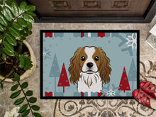 Load image into Gallery viewer, Winter Holiday Cavalier Spaniel Doormat - 24x36 Decorative Floor Mat – Indoor/Outdoor Rug with Artistic Flair BB1720JMAT