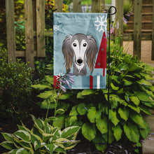 Load image into Gallery viewer, Winter Holiday Saluki Garden Flag – Decorative Outdoor Yard Flag BB1725GF