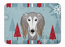 Load image into Gallery viewer, Winter Holiday Saluki Machine Washable Memory Foam Mat BB1725RUG