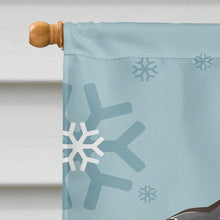 Load image into Gallery viewer, Winter Holiday Japanese Chin Flag Canvas House Size BB1726CHF
