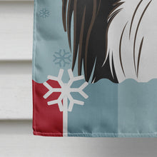 Load image into Gallery viewer, Winter Holiday Japanese Chin Flag Canvas House Size BB1726CHF
