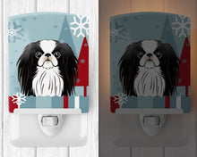 Load image into Gallery viewer, Winter Holiday Japanese Chin Ceramic Night Light BB1726CNL
