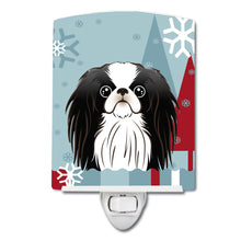 Load image into Gallery viewer, Winter Holiday Japanese Chin Ceramic Night Light BB1726CNL