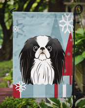 Load image into Gallery viewer, Winter Holiday Japanese Chin Garden Flag – Decorative Outdoor Yard Flag BB1726GF