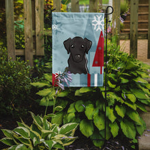 Load image into Gallery viewer, Winter Holiday Black Labrador Garden Flag – Decorative Outdoor Yard Flag BB1731GF