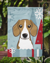 Load image into Gallery viewer, Winter Holiday Beagle Garden Flag – Decorative Outdoor Yard Flag BB1735GF