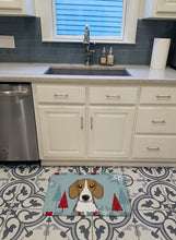 Load image into Gallery viewer, Winter Holiday Beagle Machine Washable Memory Foam Mat BB1735RUG