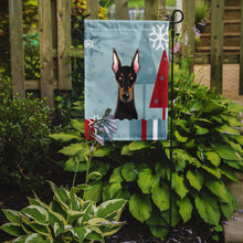 Load image into Gallery viewer, Winter Holiday Doberman Garden Flag – Decorative Outdoor Yard Flag BB1741GF