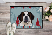 Load image into Gallery viewer, Winter Holiday Saint Bernard Doormat - 24x36 Decorative Floor Mat – Indoor/Outdoor Rug with Artistic Flair BB1742JMAT
