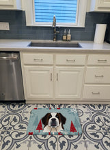 Load image into Gallery viewer, Winter Holiday Saint Bernard Machine Washable Memory Foam Mat BB1742RUG