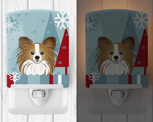 Load image into Gallery viewer, Winter Holiday Papillon Ceramic Night Light BB1744CNL