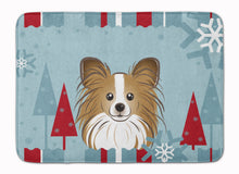 Load image into Gallery viewer, Winter Holiday Papillon Machine Washable Memory Foam Mat BB1744RUG