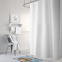 Load image into Gallery viewer, Winter Holiday Chocolate Brown Shih Tzu Machine Washable Memory Foam Mat BB1745RUG